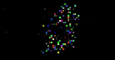 Canlandırılmış Küreler Grenada Şekil Taslak Oluşturmak İçin Birleştir