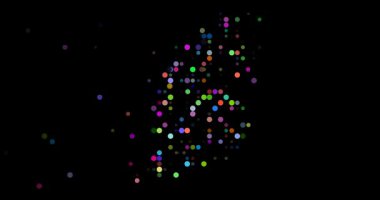 Modern Veri Parçacıkları Grenada Harita Silueti Biçimi