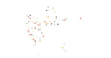 Dinamik Noktalar Guadeloupe Haritası Oluşturmak İçin Maddeleşir