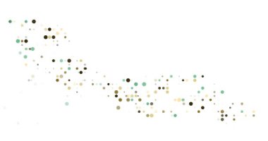 Kinetik Küreler Şekil Curacao Siluetine Uçuyor