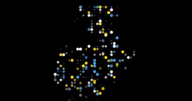 Guatemala Ulusunun Şeklini Oluşturan Soyut Noktalar