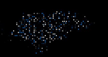 Dijital Hareket Çemberleri Honduras Haritası