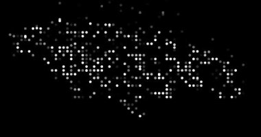 Jamaika Siluetinin Görselleştirilmesi Uçan Noktalardan Yapıldı