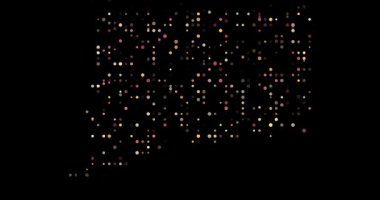 Connecticut Haritasını Yapan Soyut Noktalar