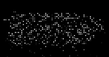 Porto Riko Haritasının Modern Düşen Çemberleri Animasyonu