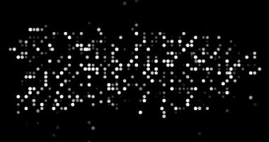 Düşen Parçacıklarla Porto Riko 'nun Soyut Görselleştirme Haritası