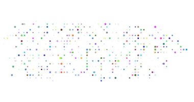 Sleek Animation Where Dots Fall to Build Puerto Rico Geographic Outline