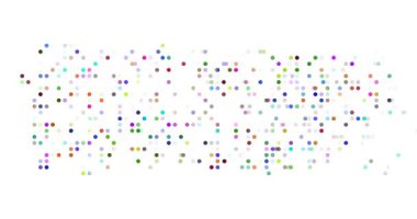 Falling Particle Flow Showing Puertorico Island Map