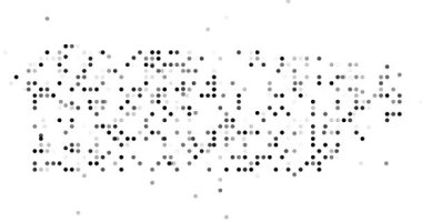 Porto Riko Taslağı Yapan Parçacıkların İş Yönelimli Animasyonu