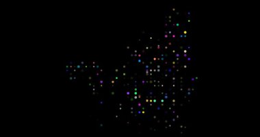 Sintmaarten Ulus Şeklinin Üretken Noktalı Harita Canlandırması