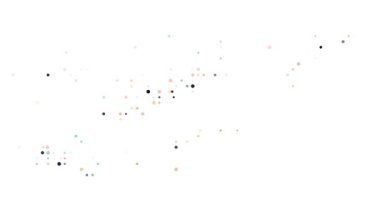 Yüksek Teknoloji Düşen Noktalar Britanya Virjin Adaları Bölgesel Silueti Oluşturan Animasyon