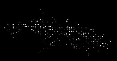 Düşen dairelerden oluşan ABD Virjin Adalarının Dinamik Parçacık Haritası