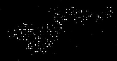 Düşen Çemberler Amerikan Samoasının Harita Siluetini Yarattı. Video Canlandırması