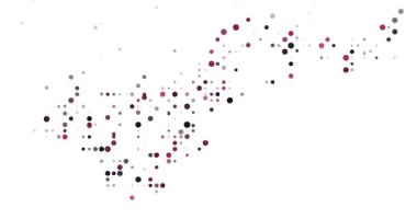 Modern Parçacık Şelalesi Amerikan Samoa Bölgesinin Ayrıntılı Haritasını Oluşturuyor. Video Canlandırması