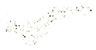 Amerikan Samoa Taslağı Yapan Parçacıkların İş Yönelimli Animasyonu. Video Canlandırması