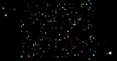 Colorado Harita Biçimine Düşen Noktaların Profesyonel Video Grafiği