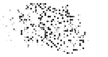 Küreler tarafından oluşturulan Cook Adalarının Soyut Dijital Haritası