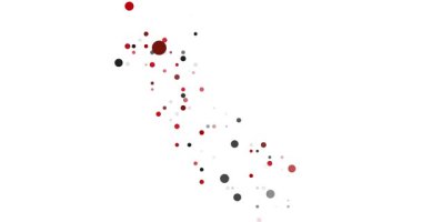 California Eyaletinin soyut Görselleştirmesi Düşen Noktalar tarafından yaratıldı