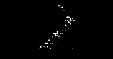 Küre Akımı Formları Yeni Zelanda coğrafi taslağı