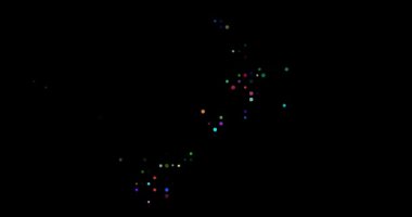 Dijital Parçacık Sistemi Yeni Zelanda Harita Çizgisini Gösteriyor