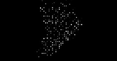 Palau Dağılmış Ada Şeklini oluşturan Soyut Noktalar