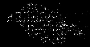 Dinamik Noktalar Pitcairn Coğrafi Canlandırma Oluşturdu