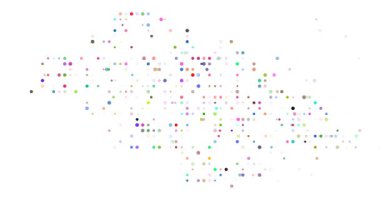 Pitcairn Coğrafyasının Şeklini Gösteren Dijital Küreler