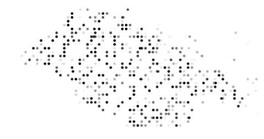 Düşen kürelerden yapılmış Pitcairn Haritasının Dinamik Görselleştirmesi