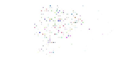 Bilimsel Noktalar Ekvador Haritası Grafiksel Görüntüsünü Görüntüle