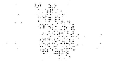 Gürcistan 'ın Dinamik Parçacık Haritası ABD Düşen Dairelerden Kuruluyor