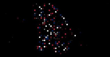 Gürcistan Devlet Haritasını Özetleyen Modern Soyut Küreler