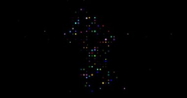 Dynamic Circle Animation Forming Guyana Shape