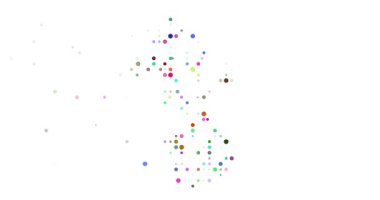 Dynamic Circle Animation Forming Guyana Shape