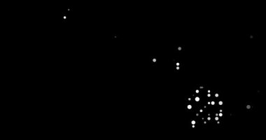 Hawaii Haritasını oluşturan soyut uçan parçacıklar, ABD