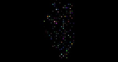 Düşen Çemberler Illinois Haritasını Hareketli Grafik Biçiminde Oluştur