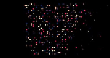 Arkansas Eyalet Haritasını Özetleyen Modern Soyut Küreler