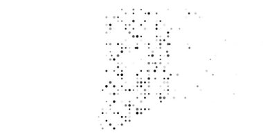 Dijital Toz Formları Indiana Eyalet Sınır Canlandırması