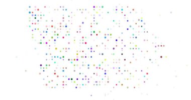 Dinamik Düşen Parçacık Akımları Iowa Eyaleti Silueti Biçimi