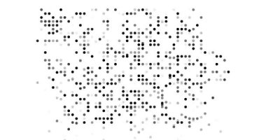 Düşen Küre Parçacık Hareketi Iowa Coğrafi Şeklini Oluşturuyor