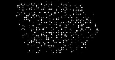 Şirket Parçacık Animasyonu Iowa USA Silueti