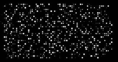 Kansas Ortabatı ABD Şeklini oluşturan soyut noktalar