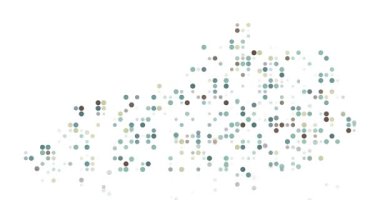 Temiz Hareket Çemberleri Soyut Kentucky Eyalet Haritasını Yapmaya Düşüyor