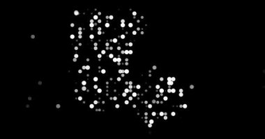 Bilimsel Noktalar Louisiana Harita Grafik Görüntüsünü Görselleştir