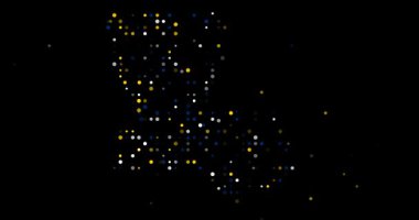 Akan Çemberler Louisiana Coğrafi Harita Videosunu Depoladı