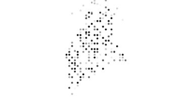 Akan Dijital Çemberler Maine Eyaleti Yarışması 'nı gözler önüne seriyor.