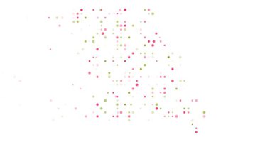 Missouri ABD Eyalet Haritasını Oluşturan Asgari Parçacık Hareketi