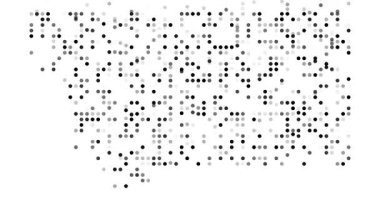 Dijital Parçacık Düşürme Formu Montana Eyaleti Geometrisi