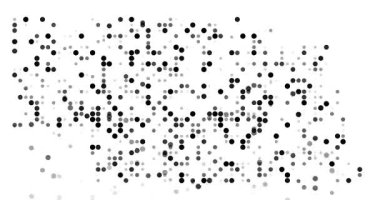 Nebraska Haritası Oluşturan Soyut Düşen Noktalar