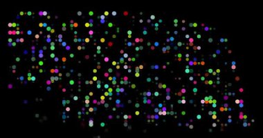 Düşen Çemberlerden Nebraska 'nın Dinamik Parçacık Haritası