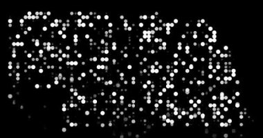 Düşen daireler tarafından oluşturulan Nebraska Dijital Parçacık Haritası